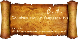 Czechmeiszter Augusztina névjegykártya